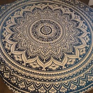 Beautiful colorful BOHO tapestry blanket